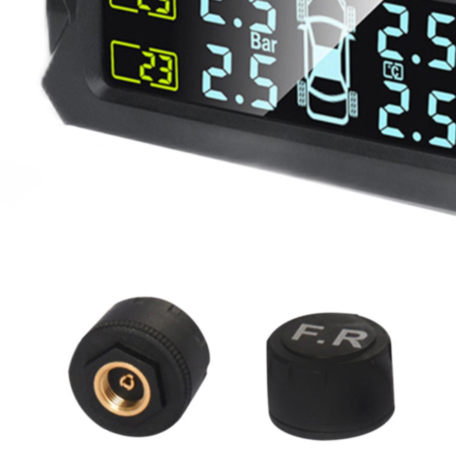 Car Solar Tire Pressure Monitoring System  Real Time