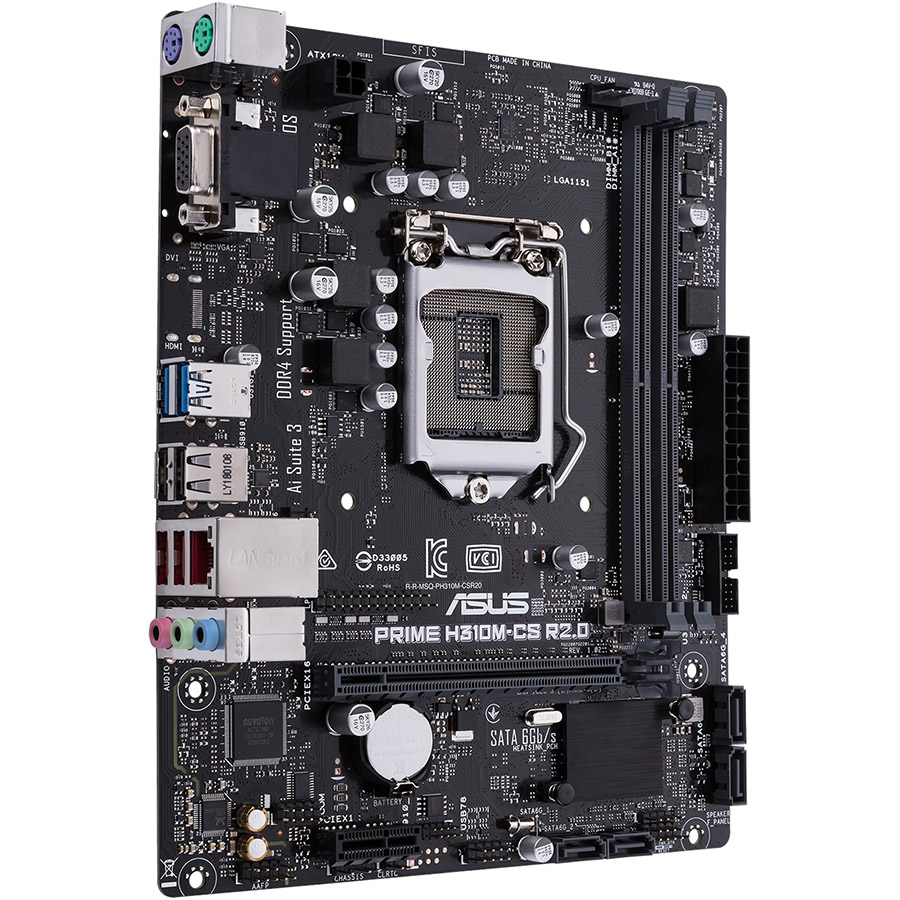 Bo Mạch Chủ Mainboard ASUS PRIME H310M-CS R2.0 - Hàng Chính Hãng