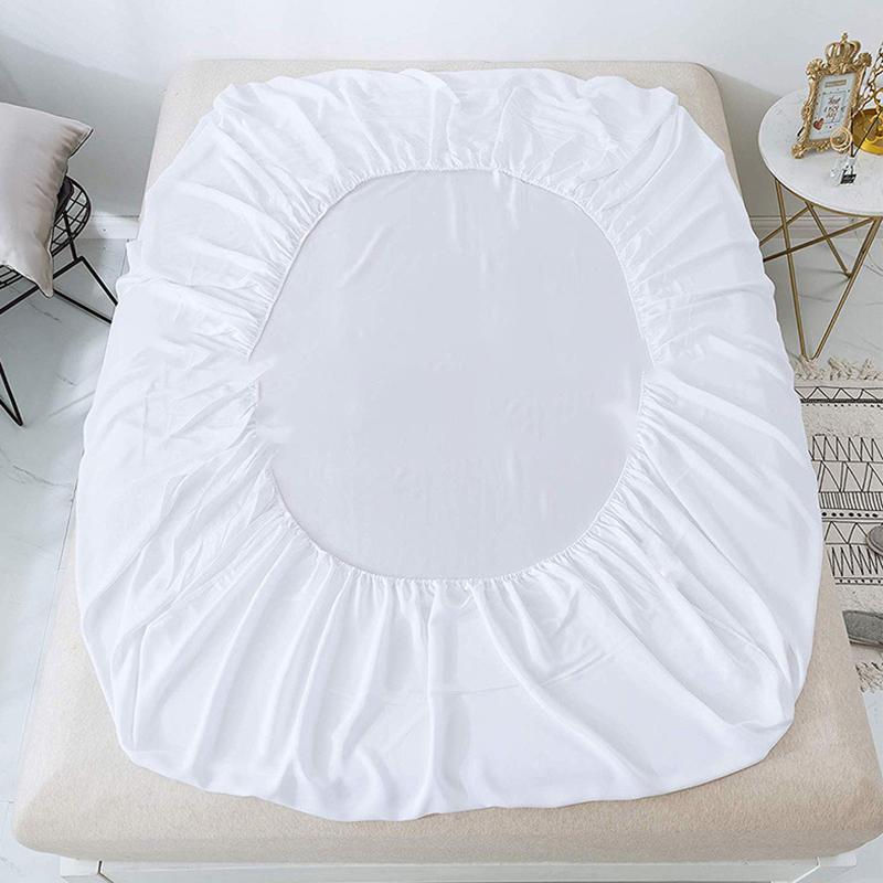 Chống Thấm Nước Được Trang Bị Tấm Đồng Màu Bọc Nệm Với 4 Góc Co Giãn Không Thấm Hoàng Hậu Kích Thước Ga Giường Tấm Bảo Vệ Quán Quân