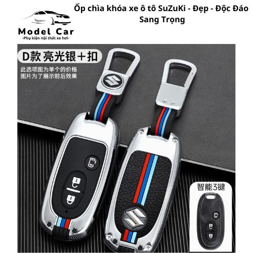 Vỏ Ốp CHÌA KHÓA xe ô tô SUZUKI bằng hợp kim cao cấp