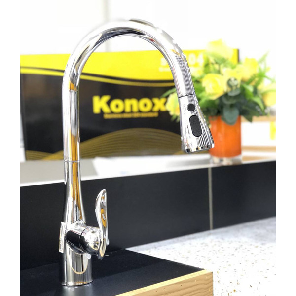 Vòi rửa bát dây rút Konox KN1902