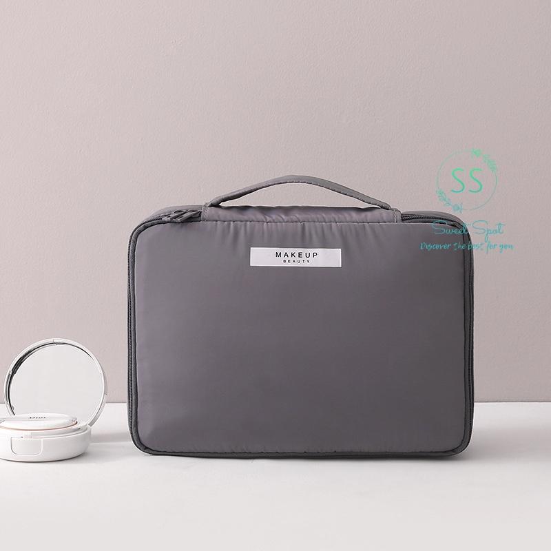 Túi đựng mỹ phẩm, túi trang điểm Hàn Quốc màu pastel dễ thương