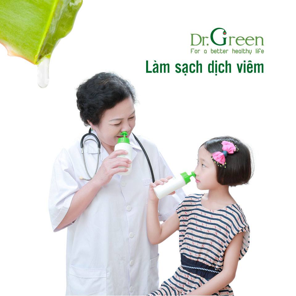 Hộp muối nha đam rửa mũi Dr.Green (30 gói chính hãng)