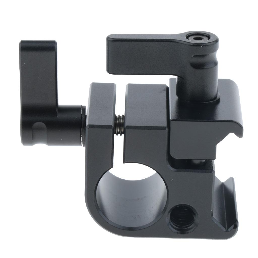 Đường Sắt Kẹp có Đĩa Đơn 15mm Cần Kẹp cho MÁY ẢNH DSLR Rig 1254