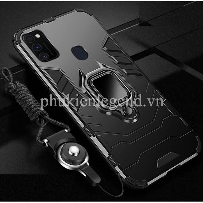 Ốp lưng dành cho SamSung Galaxy M30s iron man chống sốc kèm iring