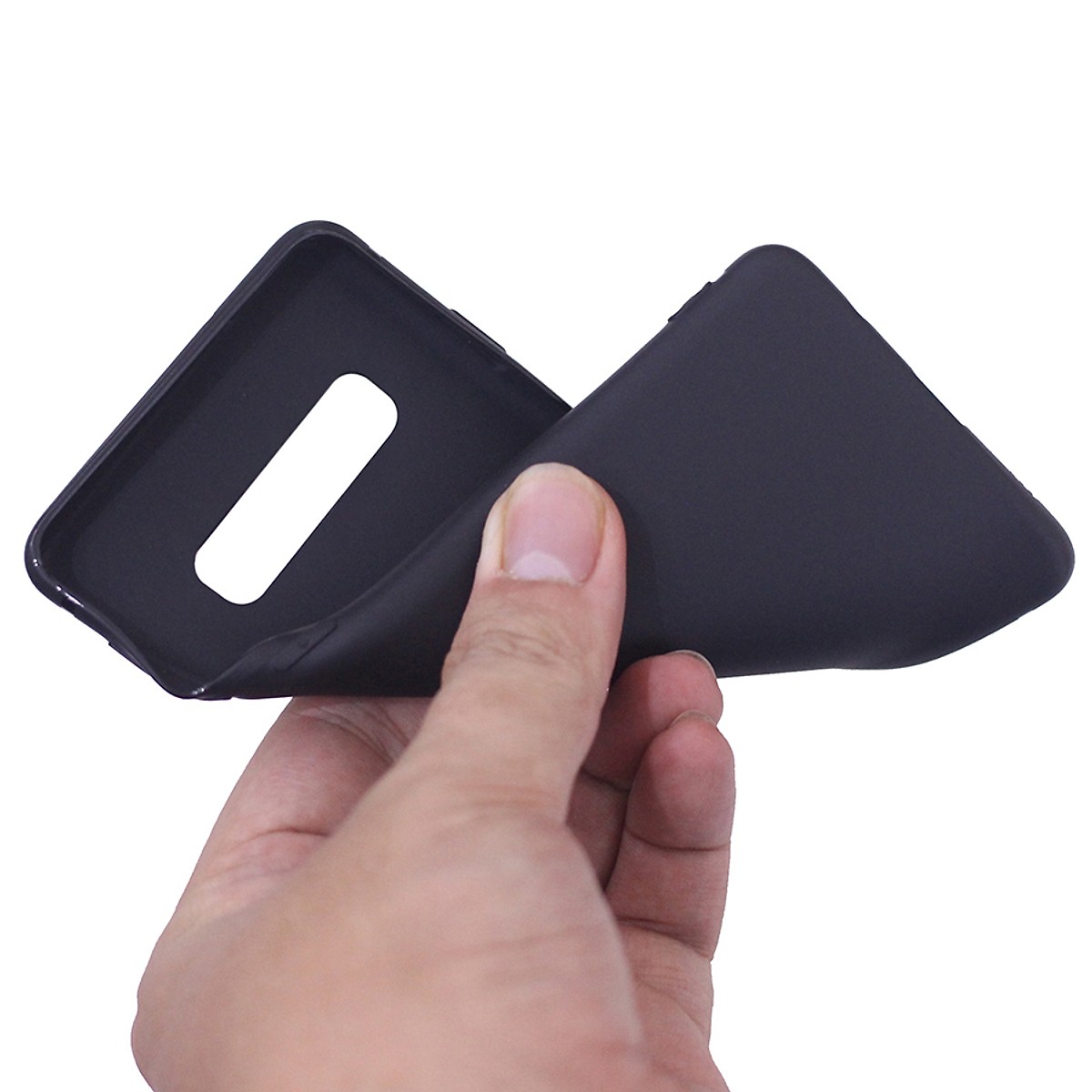 Ốp lưng silicon dẻo cho Samsung Galaxy S10 Plus