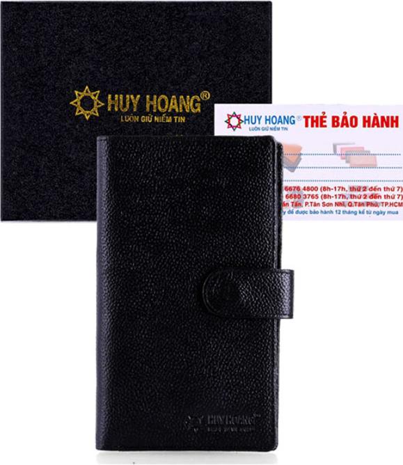 Ví Nam Dáng Đứng Huy Hoàng HT2145 - Đen