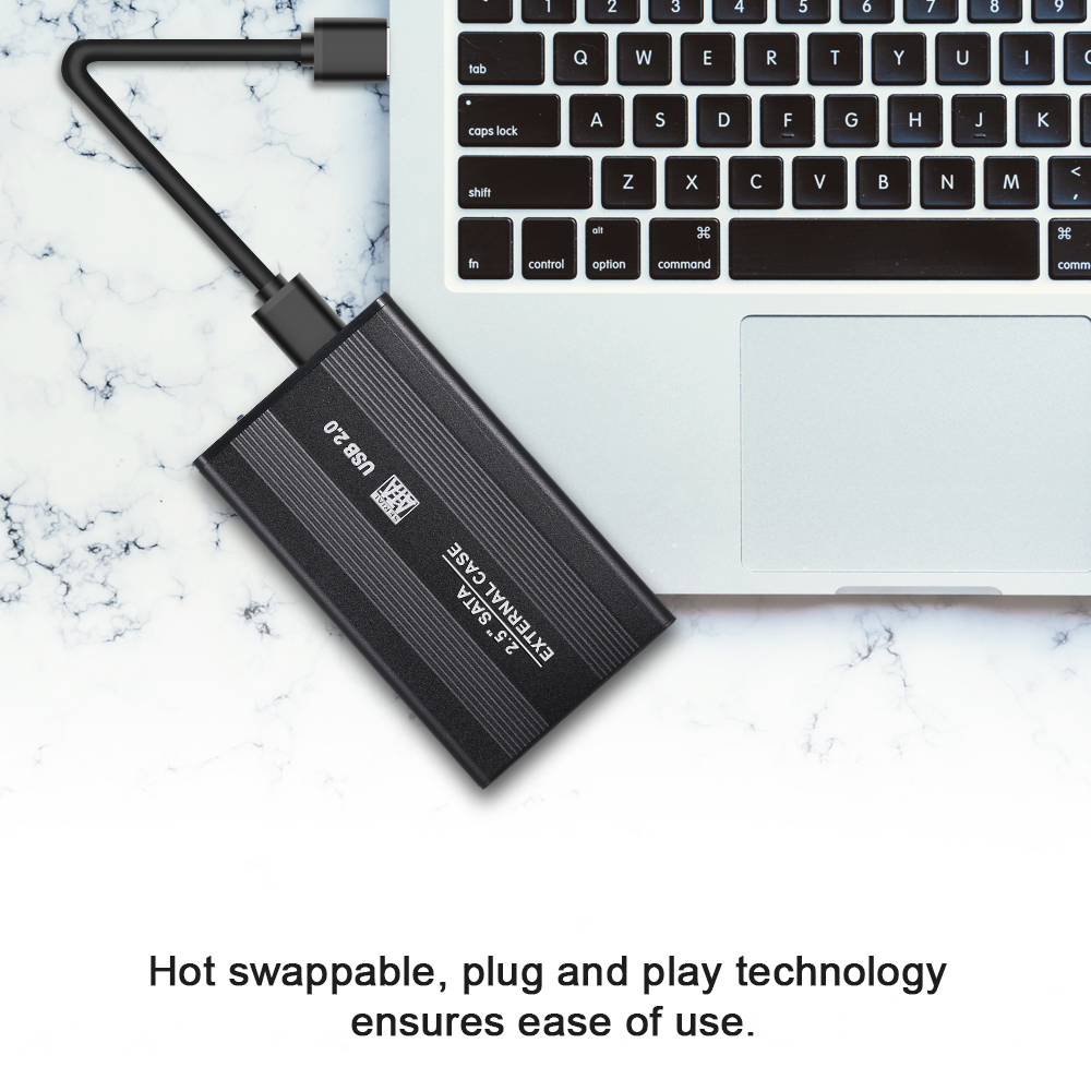 Bộ Chuyển Đổi USB2.0 Sang SATA HDD Với Hộp Đựng 2,5 Inch