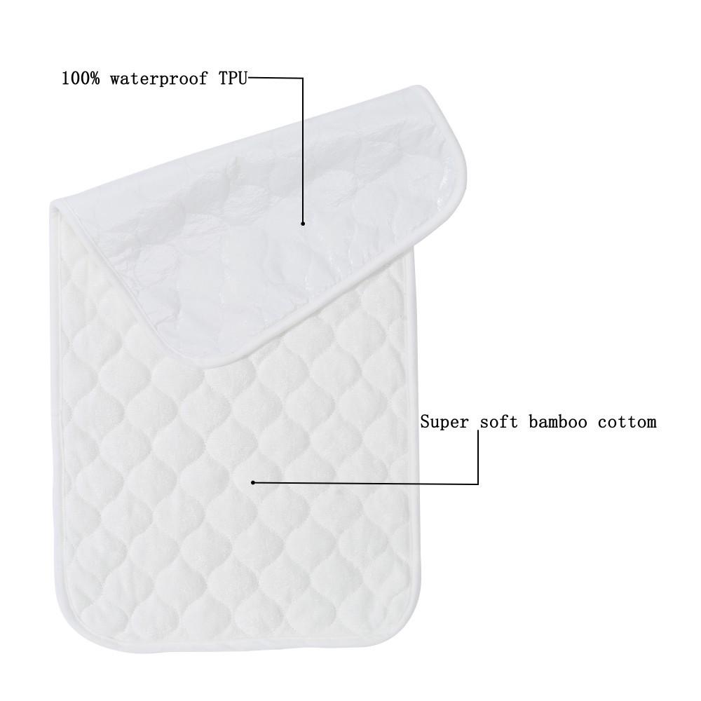 3PCS em bé tã da thân thiện với tre Bute Bàn điều dưỡng tã không thấm tã lót em bé có thể tái sử dụng tã trắng