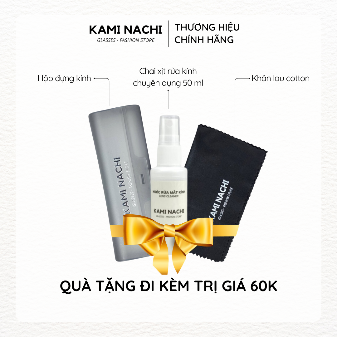 Gọng kính mới Xuân Hè mới KAMI NACHI 094, chất liệu kim loại