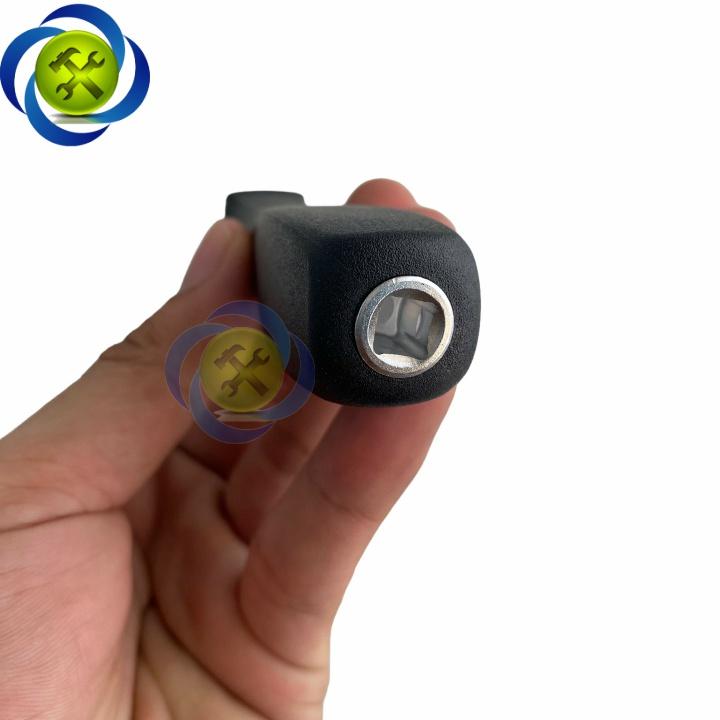 Cán vặn đầu tuýp 1/4 Đài Loan tổng chiều dài 150mm cán nhựa đen