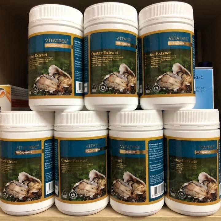 Viên uống tinh chất hàu Vitatree Oyster Extract 90 viên