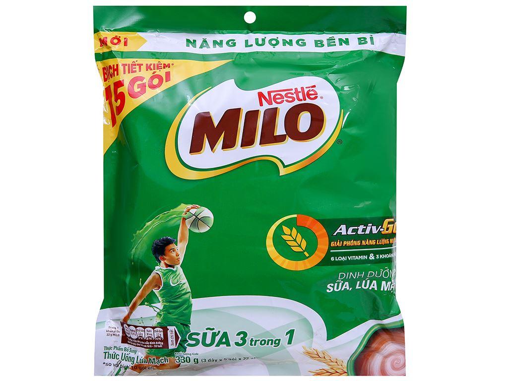 Bột ngũ cốc Nestie Milo gói 330g