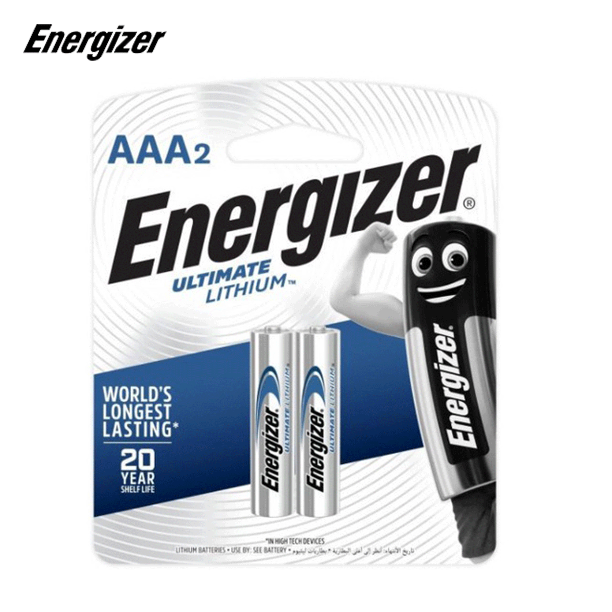 Pin AA Energizer Ultimate Lithium L91 - Vỉ 2 viên