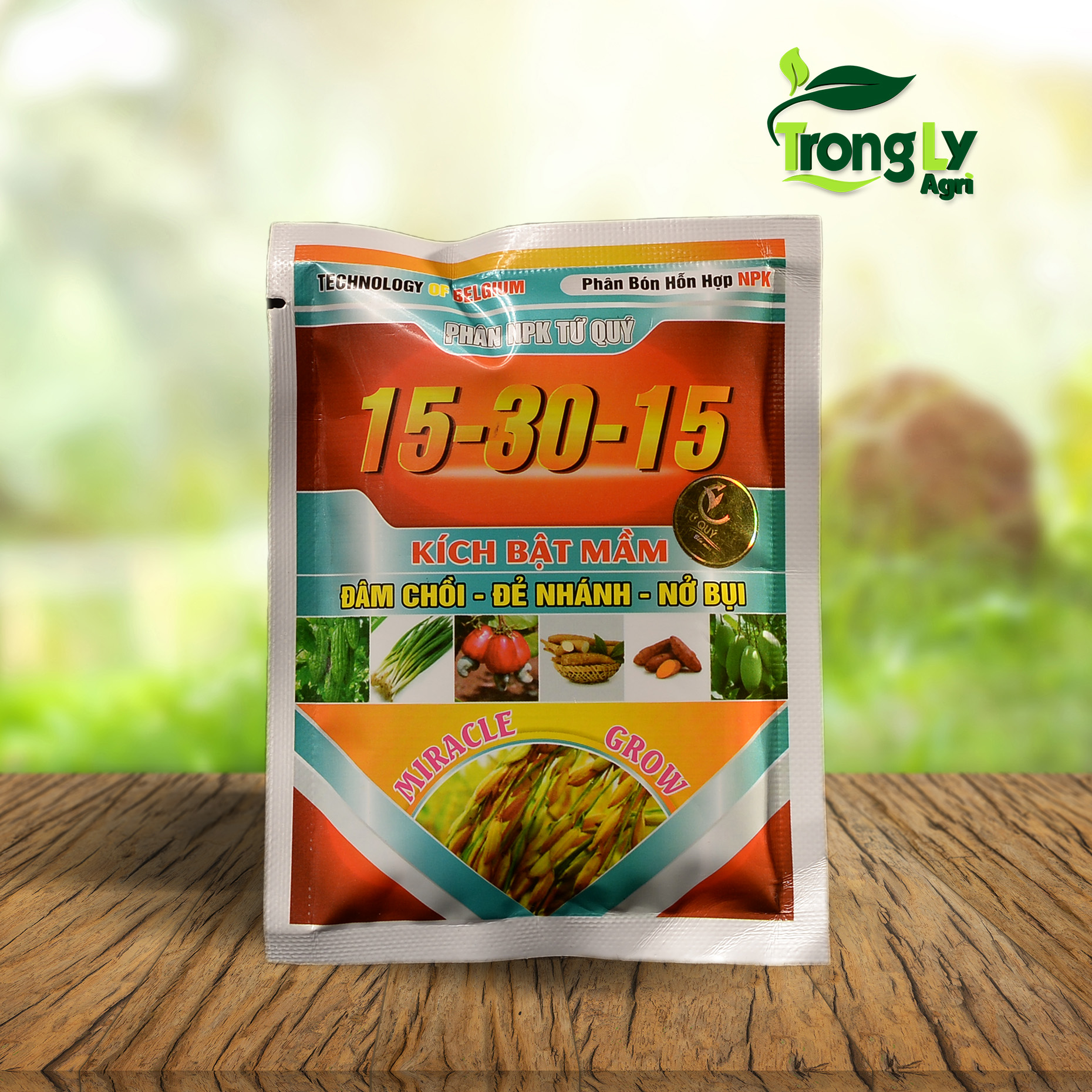 Kích Bật Mầm 15-30-15 - Kích bật mầm hoa, Đâm chồi, Đẻ nhánh, nở bụi