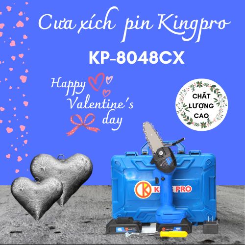 Máy cưa xích dùng pin Kingpro 8048CX pin 5cell