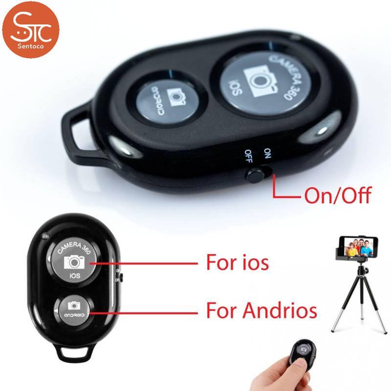 Remote điều khiển từ xa chụp hình Bluetooth (giao màu ngẫu nhiên )
