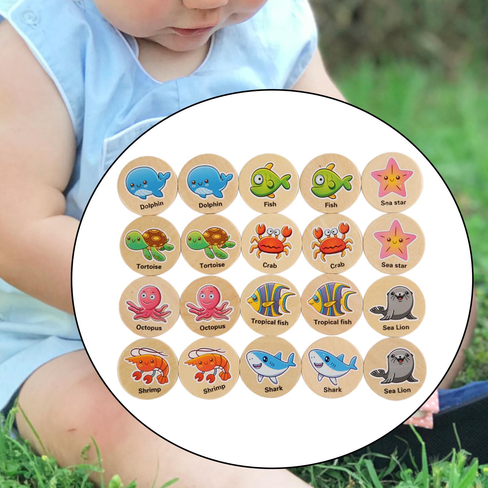 Memory Matching Game Cognitive Ability Toy for Ages 3 and up Development Toy