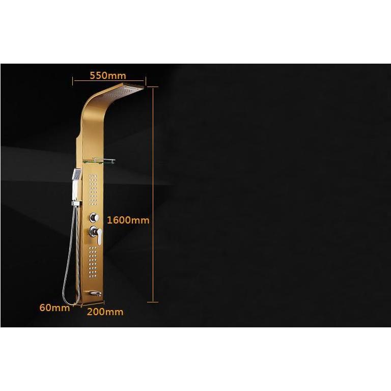 Bộ sen cây tắm đứng nóng lạnh Euro Quality Black Golden (Đen)