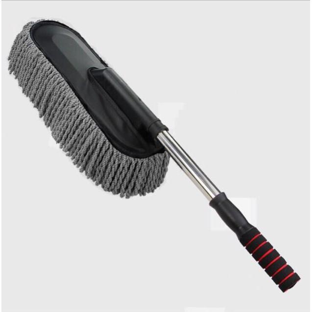 Cây lau bụi san hô tay cầm inox có thể rút dài