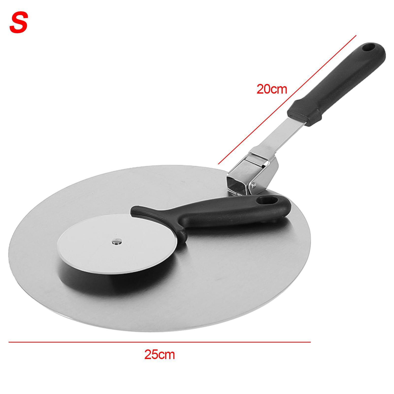 Foldable Pizza Shovel Pizza Spatula with Handle for Home Baking Pizza Cake