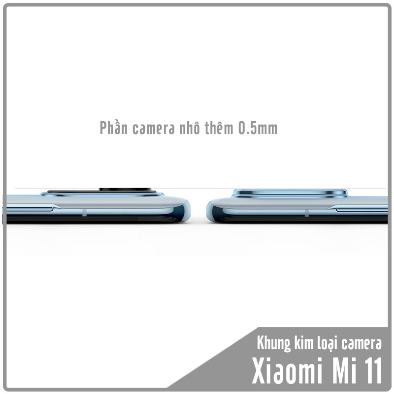Dán kim loại full camera cho Xiaomi Mi 11