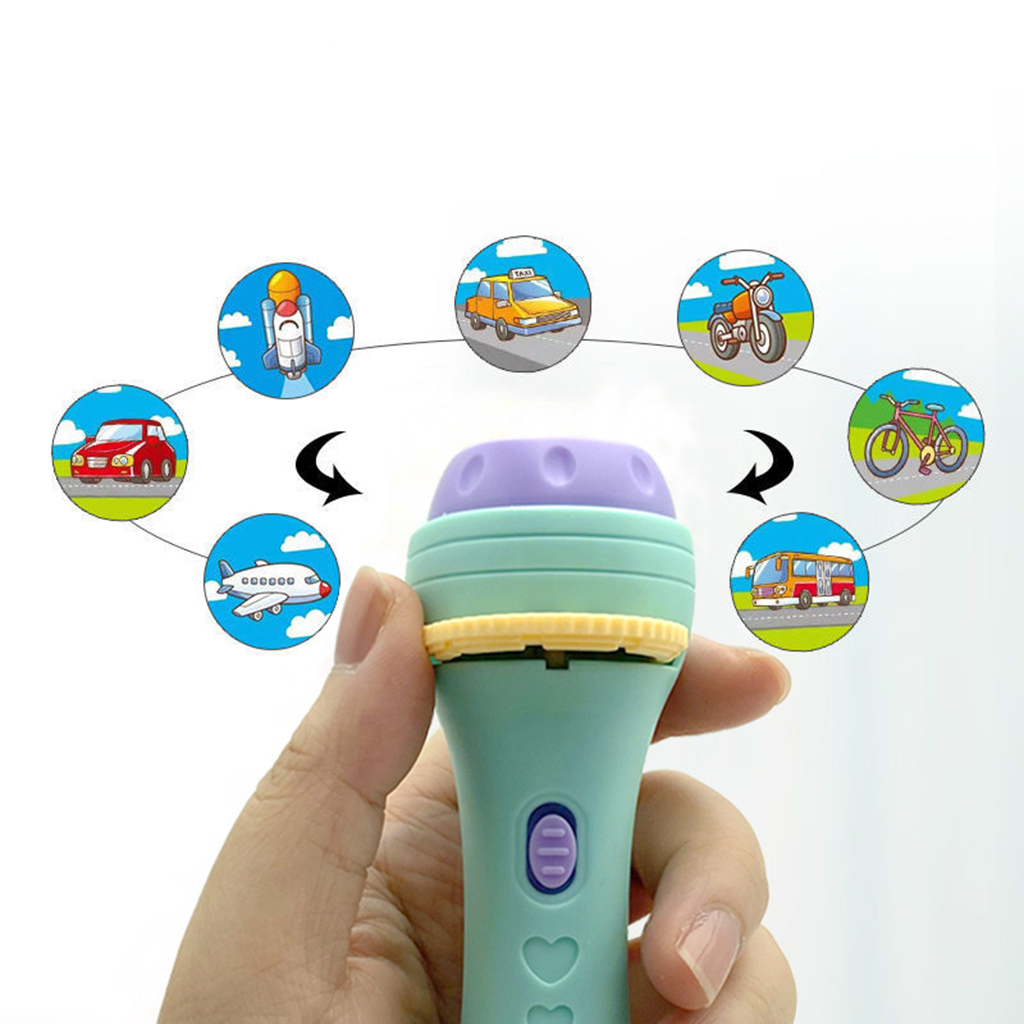 Đèn Pin Chiếu 80 Hình Ngộ Nghĩnh Cho Bé
