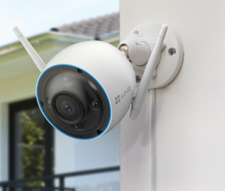 Camera Wifi Ngoài Trời EZVIZ H3 5MP Độ Phân Giải 3K Siêu Nét Tích Hợp AI Nhận Diện Vẫy Tay Chào - Màu Ban Đêm - Đàm Thoại 2 Chiều - Hàng Chính Hãng