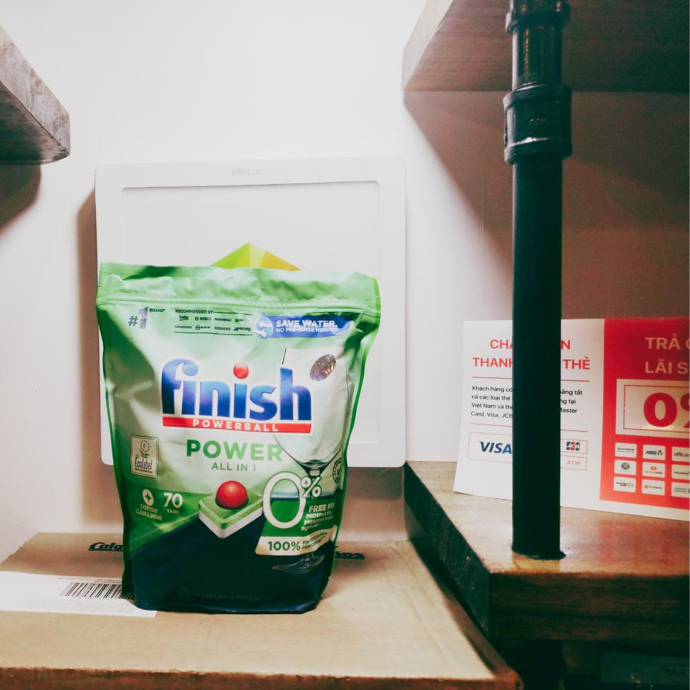 Túi 70 viên rửa chén Finish All in 1 Max –
