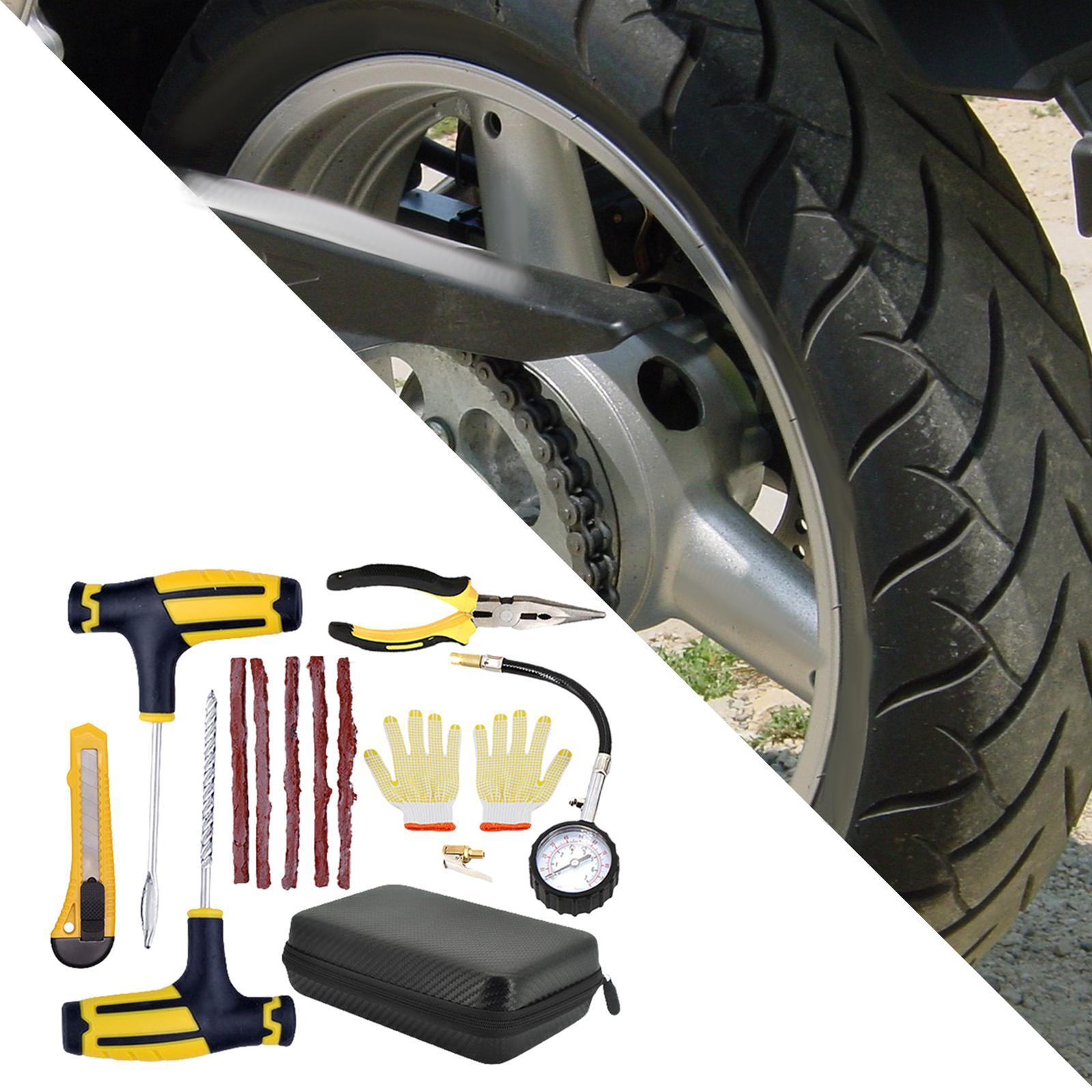 Professional Tire Repair Tools Tyre Puncture Repair Kit for Motorcycle