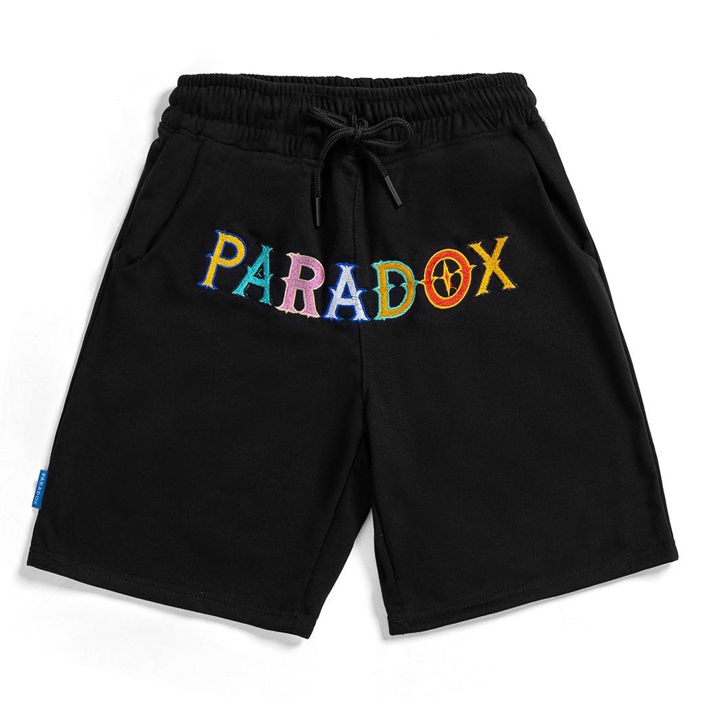 Quần short Paradox FRISKY EMBROIDERY SHORTS - Black