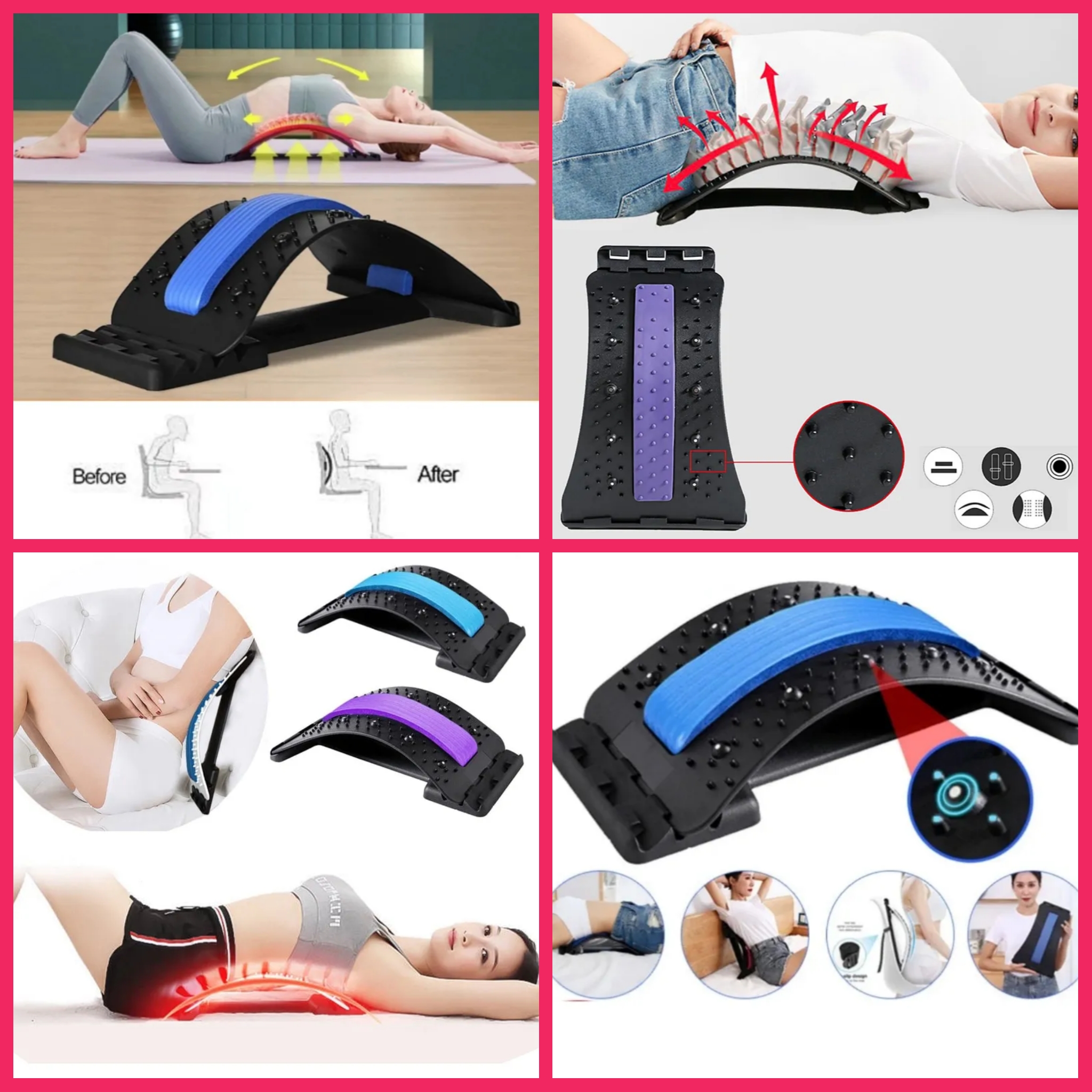 THIẾT BỊ DỤNG CỤ TẬP MASSAGE NẮN CHỈNH CỘT SỐNG THOÁT VỊ ĐĨA ĐỆM TẠI NHÀ HÀNG CHUẨN