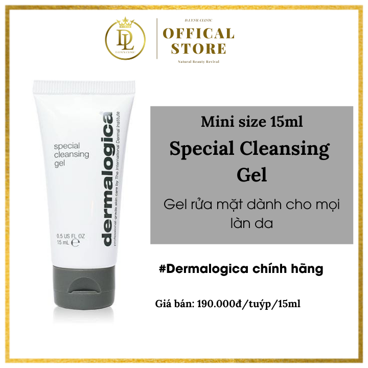 Sữa rửa mặt dạng gel Dermalogica Special Cleansing Gel 50ml - 250ml - 500ml dành cho mọi loại da