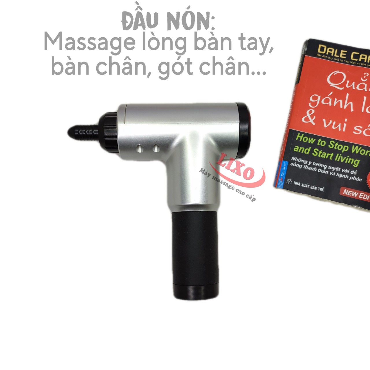 Máy massage cầm tay - LX 369 - Hỗ trợ mát xa giảm đau mỏi toàn thân