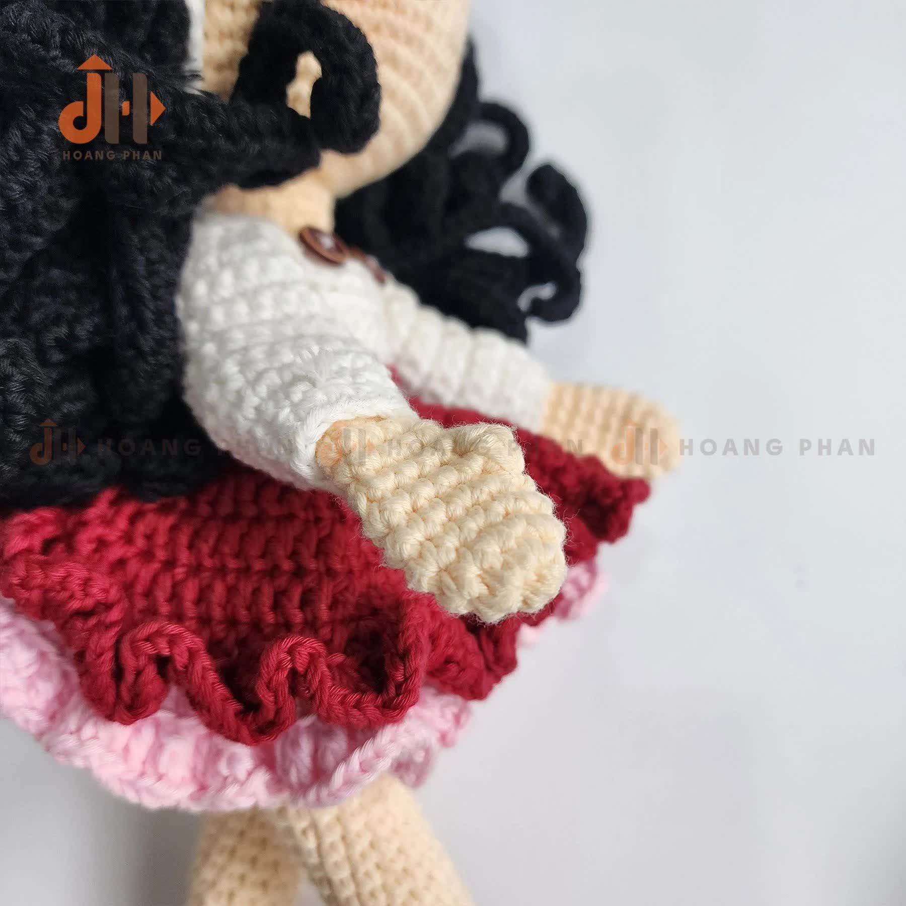 [Búp bê móc len] Cô nàng Malala - Phiên bản 02