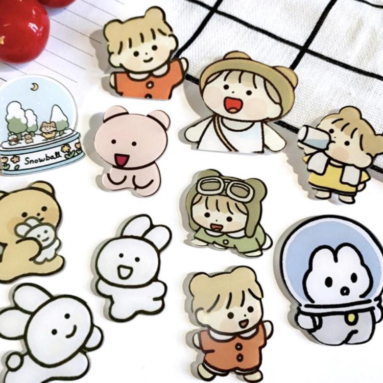 Sticker huy hiệu cài áo, ba lô, túi.... loại đẹp