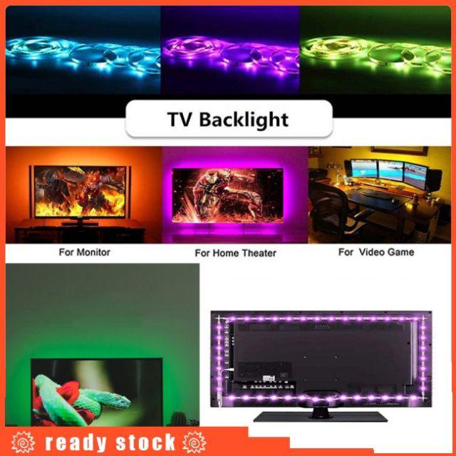 Cuộn Dây LED đầu cắm USB 5V cho TV hiệu ứng đẹp kèm khiển 24 phím