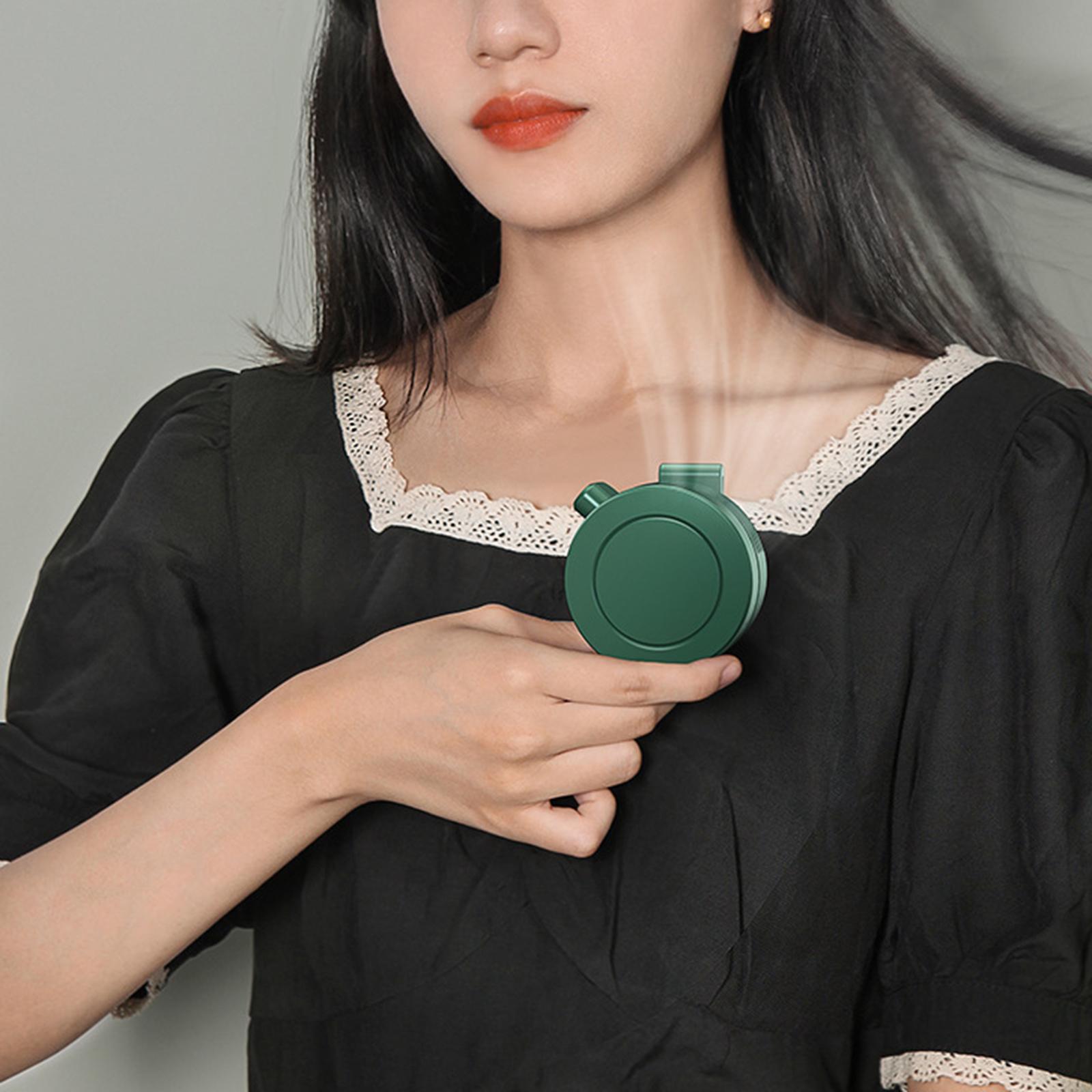 2x Portable Mini Clip Fan Working Home Outdoor USB Personal Fan 60 Blades