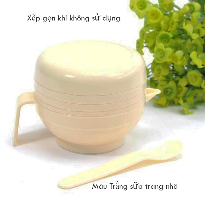 Combo 5 bộ dụng cụ ăn dặm kiểu nhật dành cho bé màu sắc tinh tế trang nhã - 00172