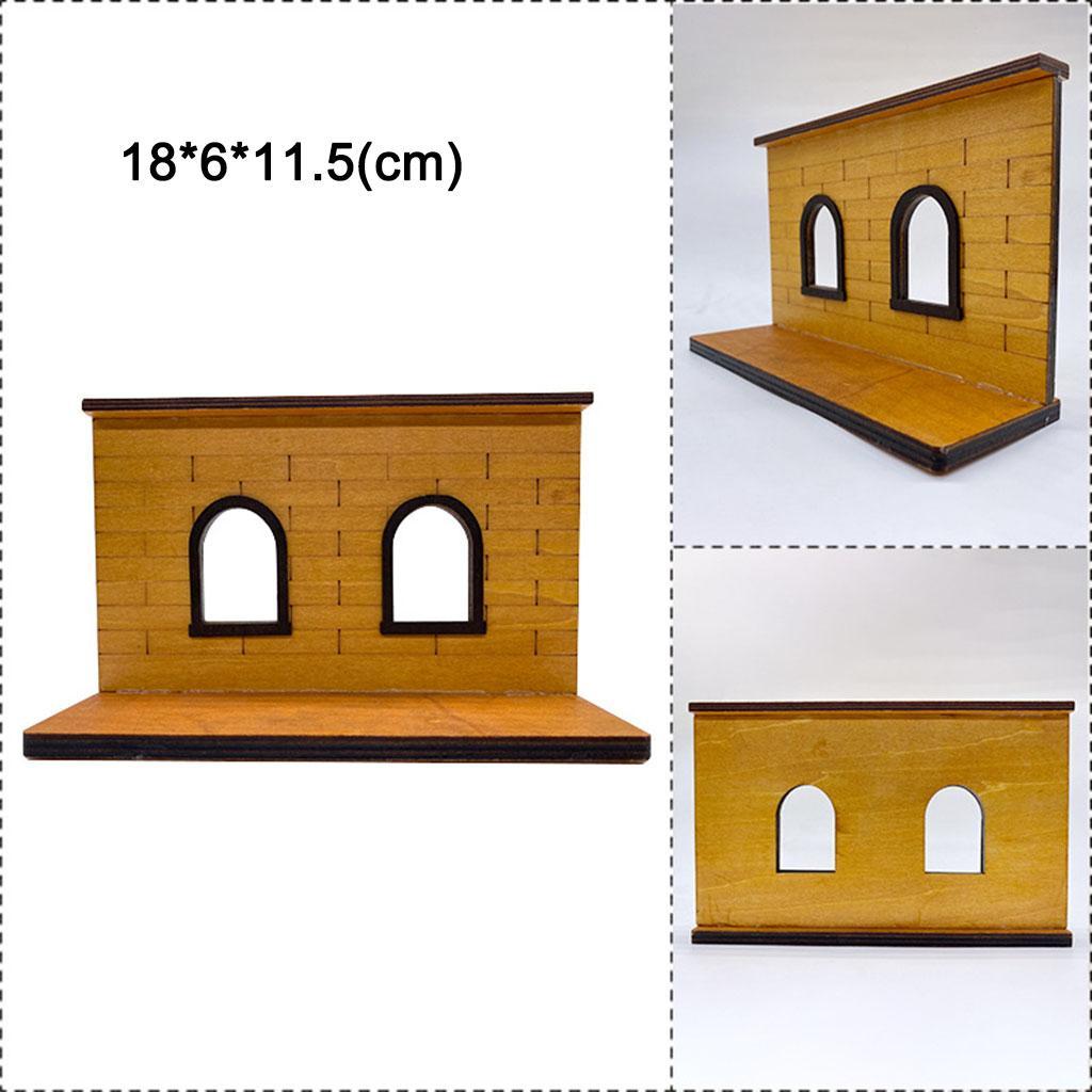Dollhouse Wooden  Background Board  Style 1