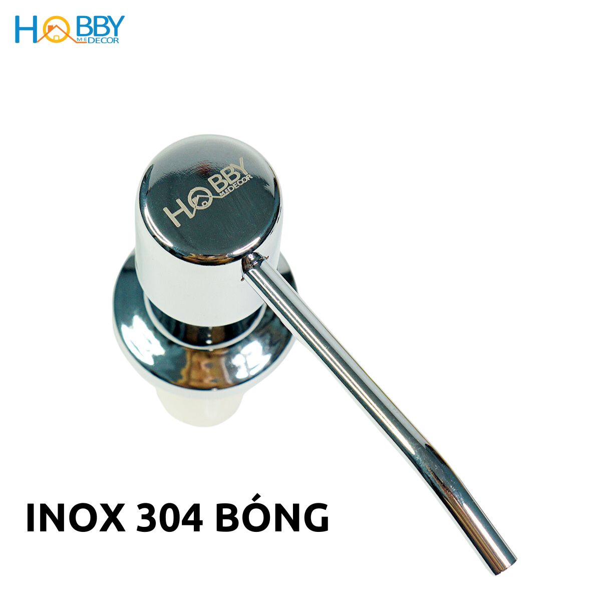 Vòi bơm nước rửa chén inox 304 gắn chậu rửa chén Hobby Home Decor NRC5 dây dẫn dài 120 có van 1 chiều