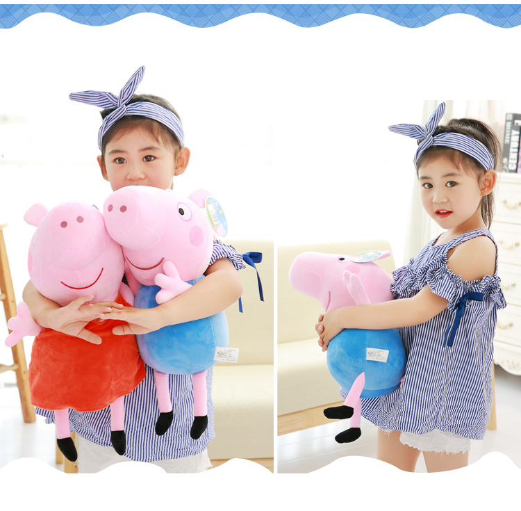 Gấu bông heo Peppa, gia đình heo Peppa (20cm---&gt;40cm) hàng việt nam chất lượng cao, an toàn cho trẻ nhỏ