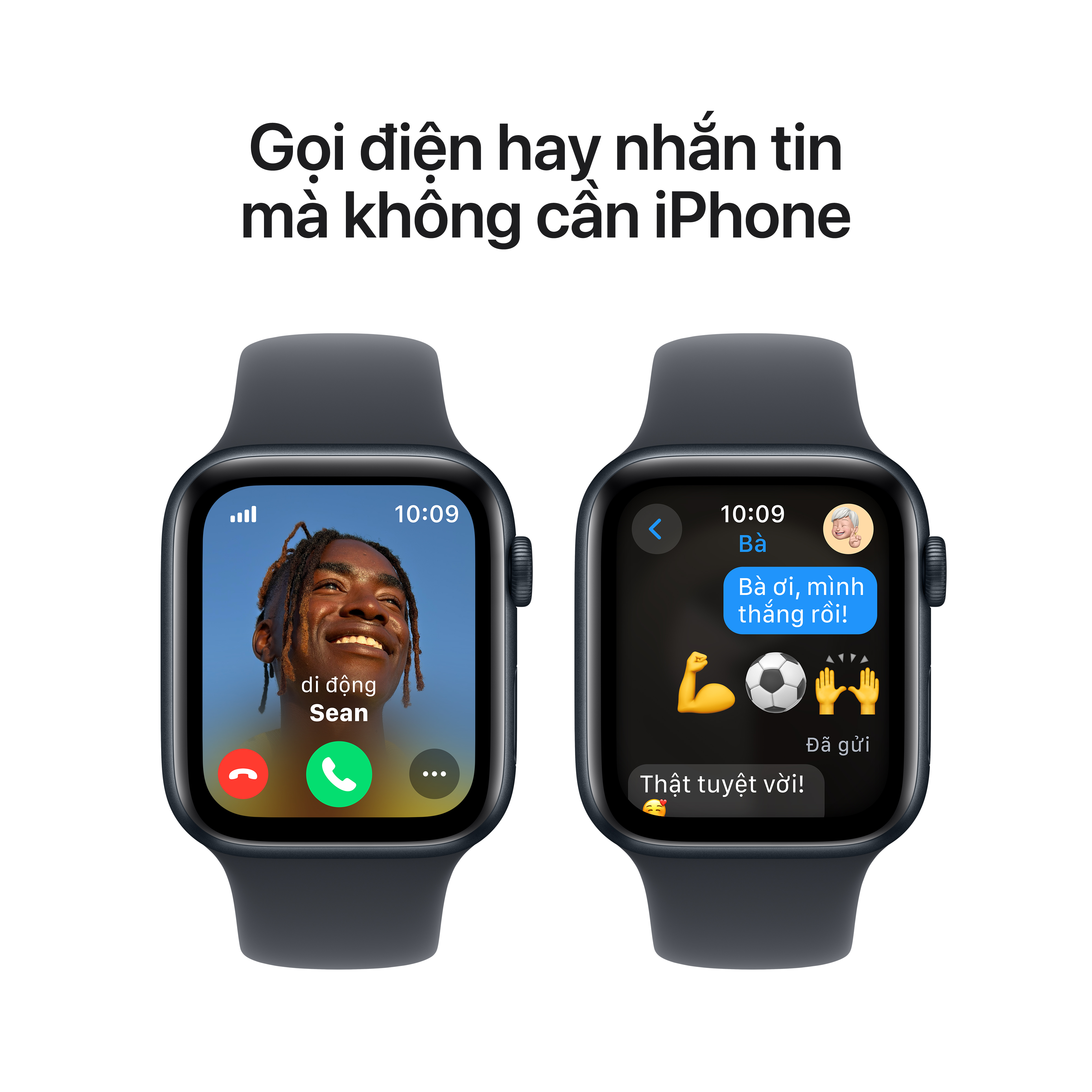 Apple Watch SE 2024 GPS (Viền nhôm, dây cao su)
