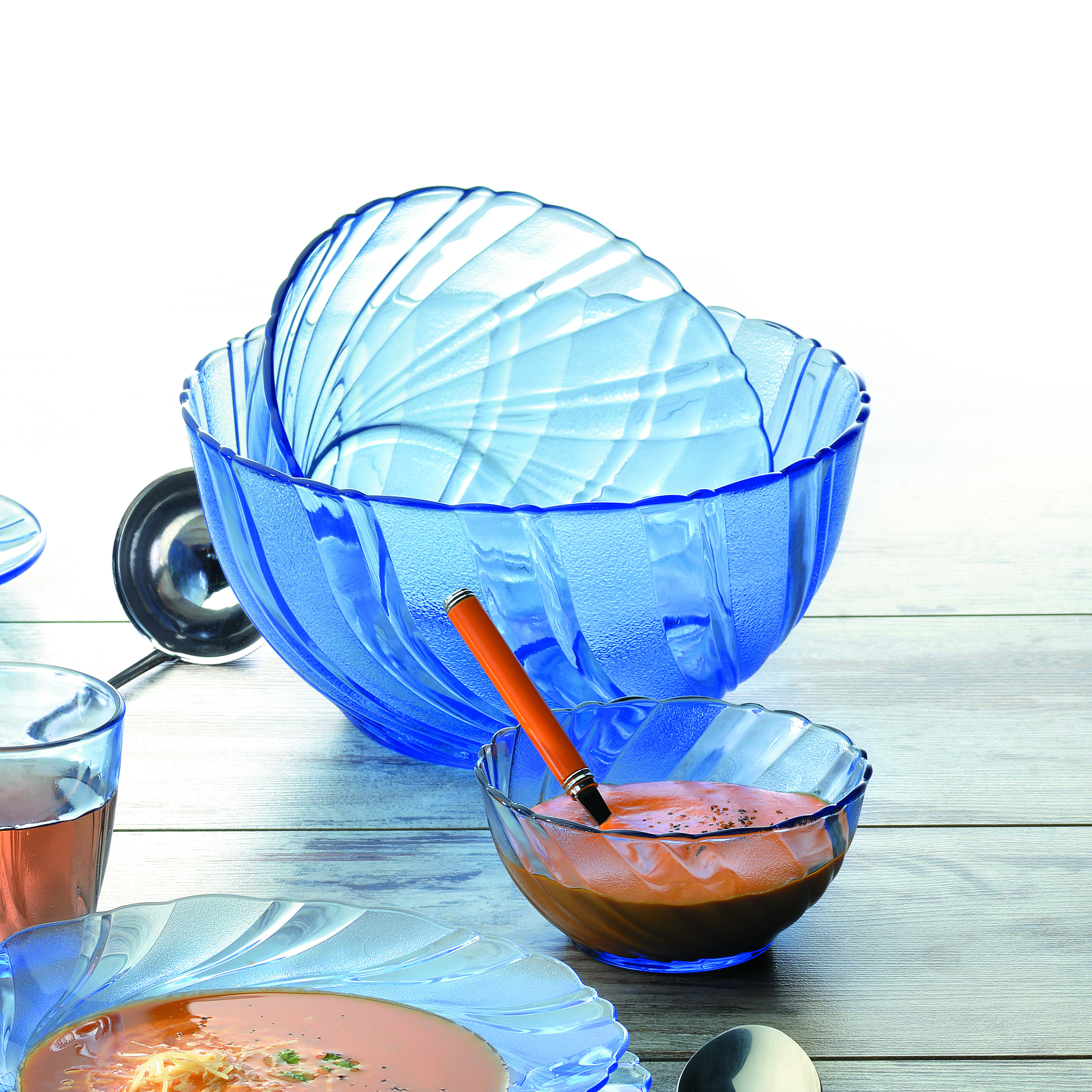 {Hàng chính hãng} Tô đại Duralex - Beau Rigave 22.5cm  Thủy tinh cường lực cao cấp Pháp