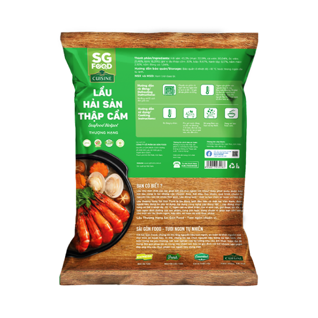 Hải Sản Lẩu Thập Cẩm SG Food Gói 500g