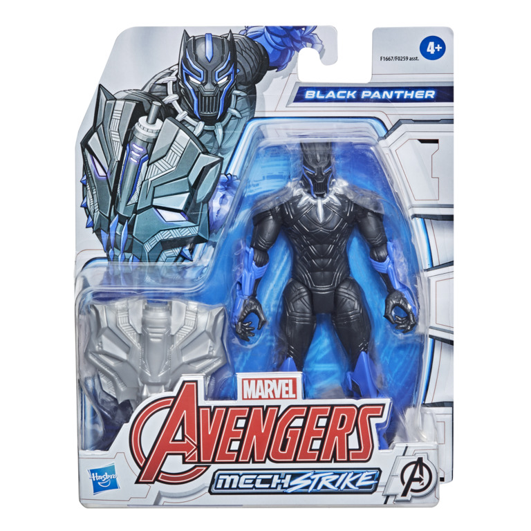 Đồ Chơi MATTEL AVENGERS Mô Hình Black Panther Dòng Mech Strike 6 Inch F1667