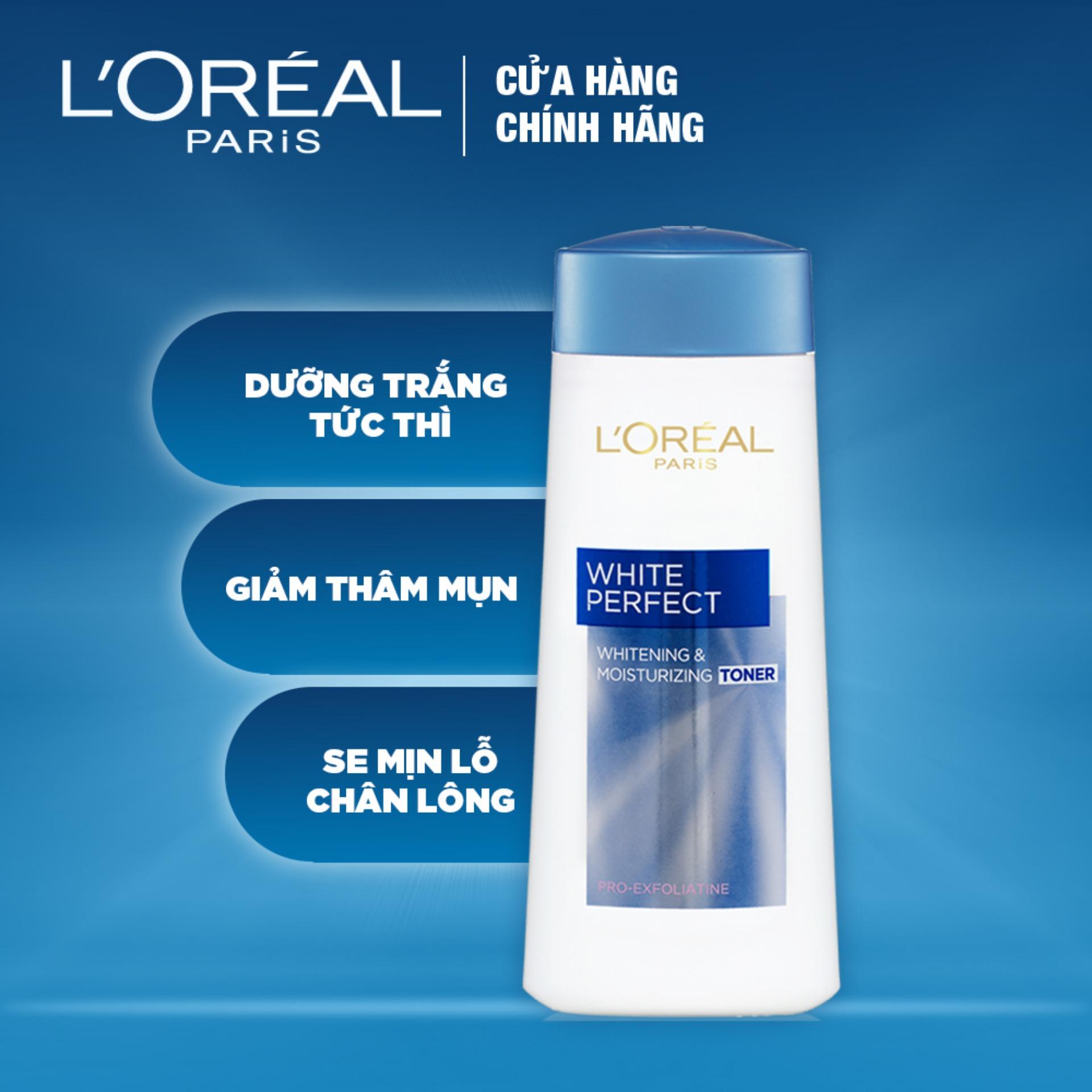 Nước Hoa Hồng Trắng Da White Perfect L'Oreal 200ml