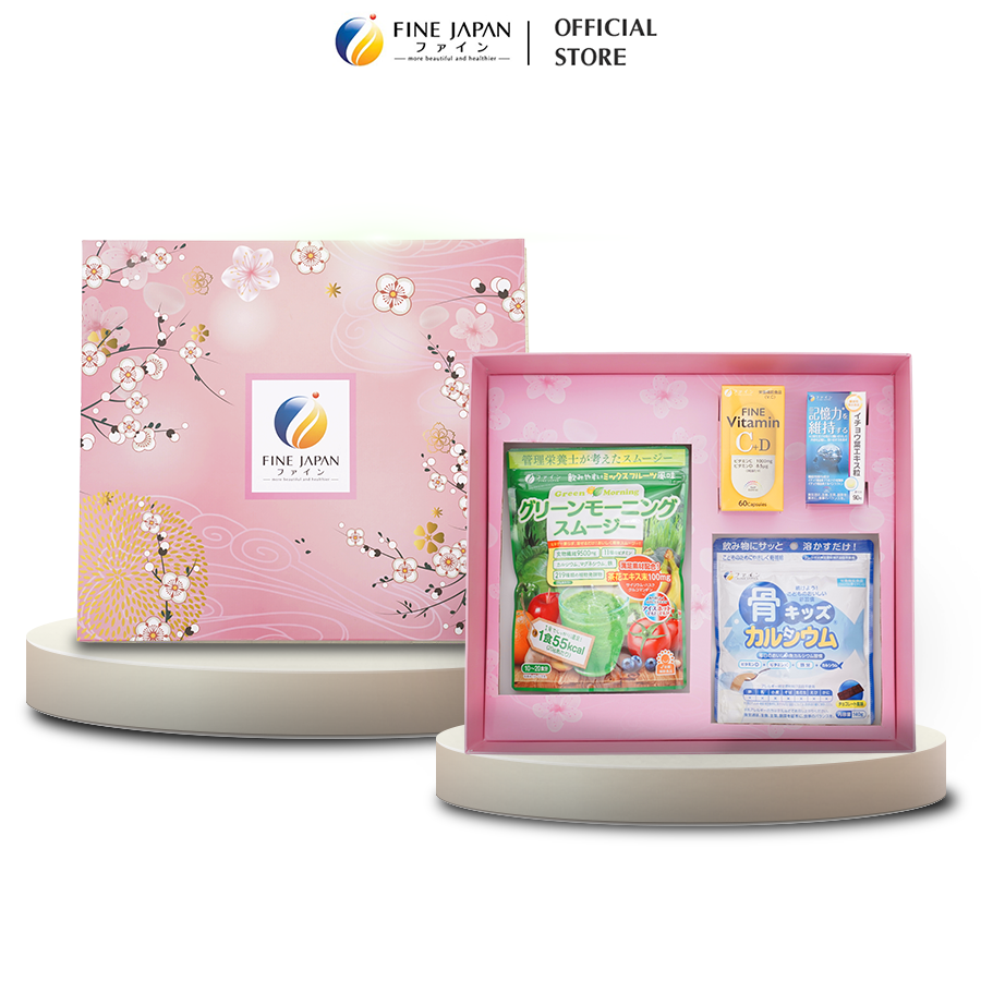 SAKURA TẾT VIÊN MÃN Fine Japan hộp quà cho cả gia đình