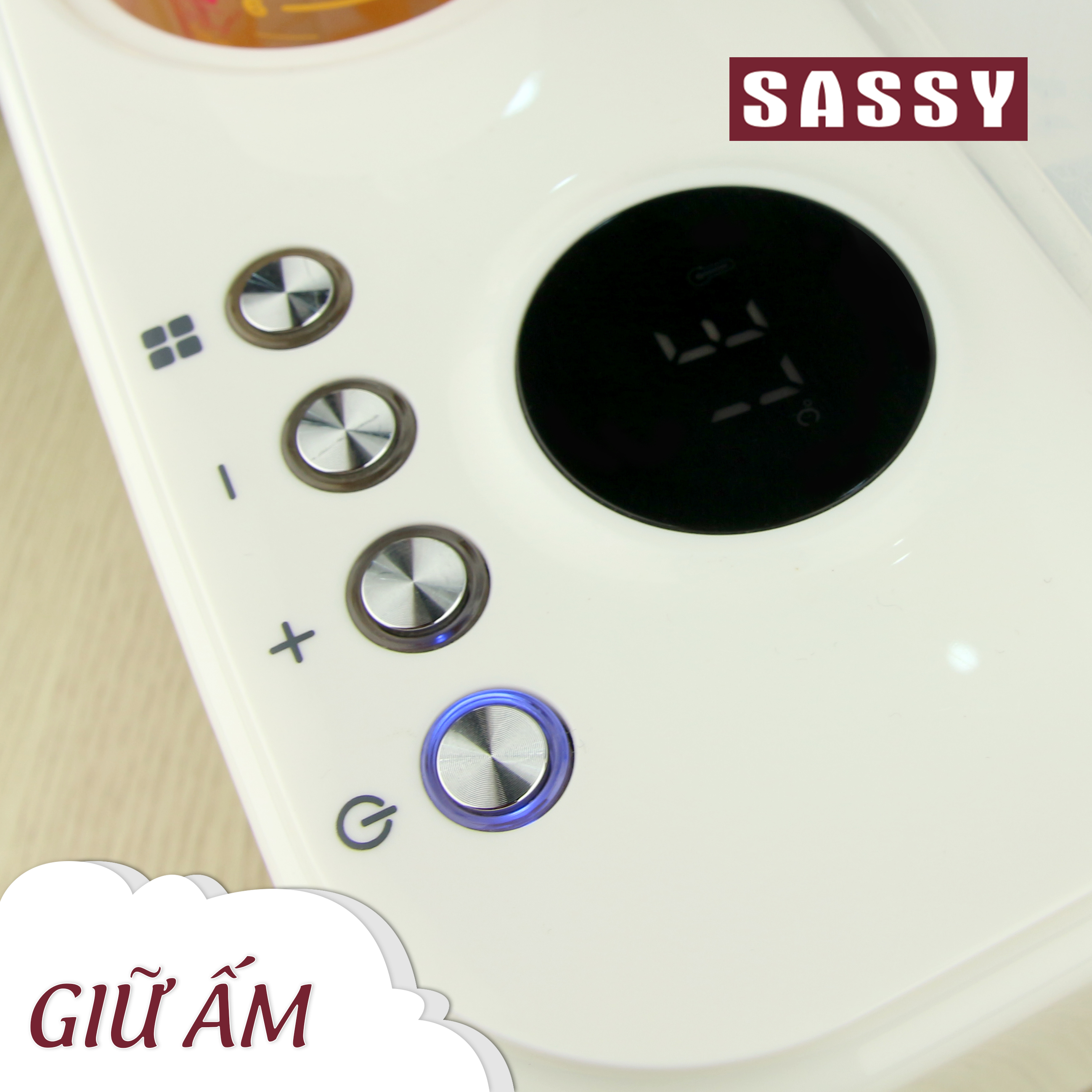 Máy Tiệt Trùng Bình Sữa và Hâm Sữa 2in1 Sassy