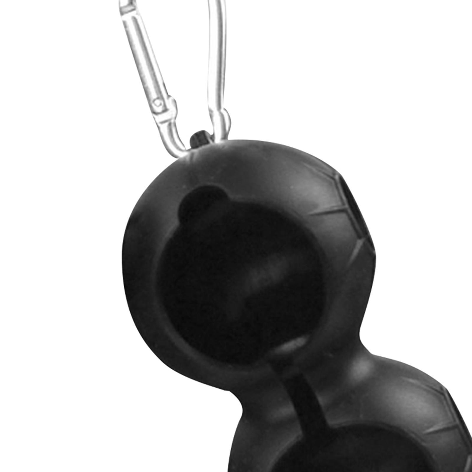 Silicone Golf Ball Holder Golf Double Protective Cover Bag Golf Ball Carrier